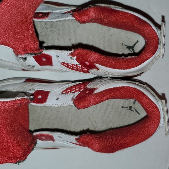 Nike Air Jordan 4 Sneakers High Tops Shoes Size Toddler 9C - Picture 12 of 13